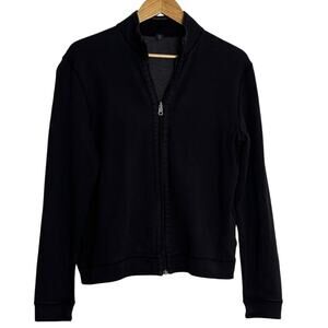 Hugo Boss Track Mens Shepherd Reversible Full Zip Jacket Black Rare Size M